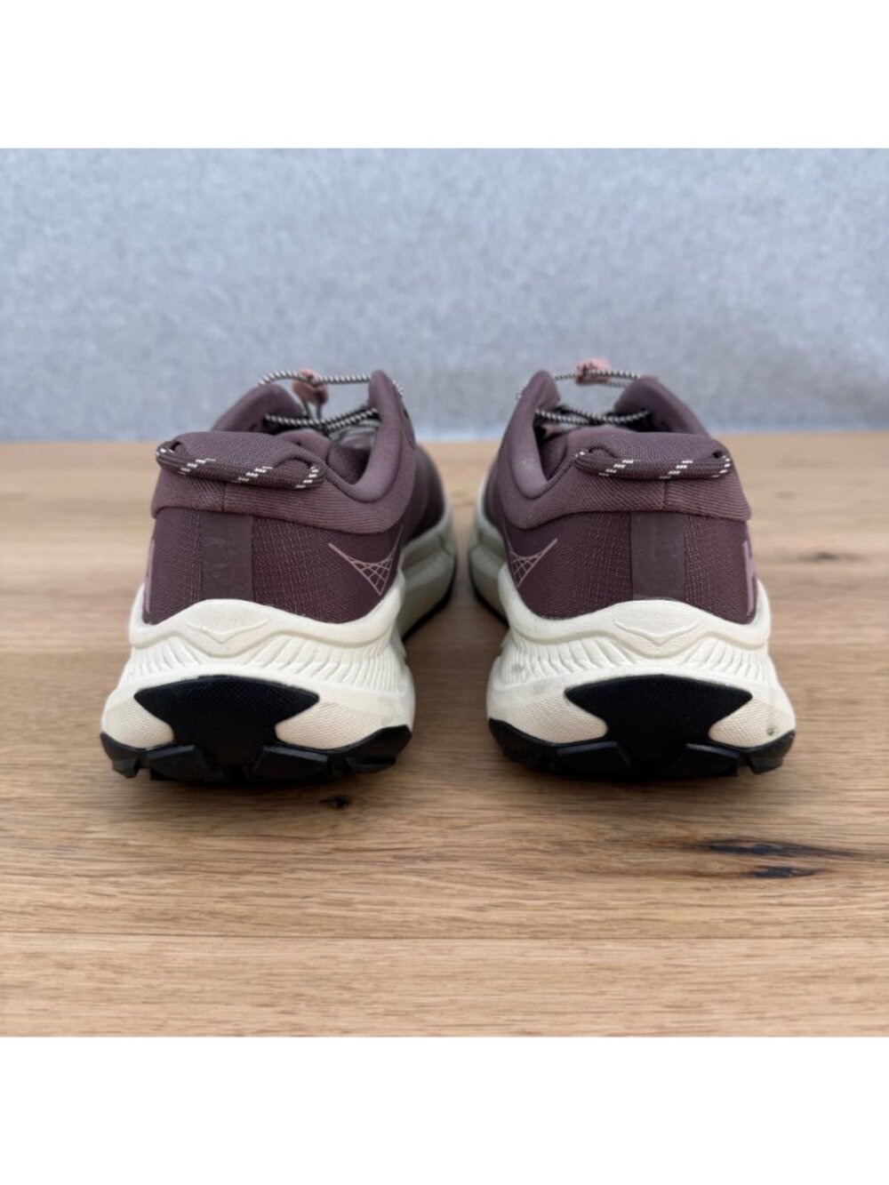 HOKA Womens Transport Shoe Sneaker Size 10 Smokey Quartz Oat Milk Lifestyle Hike - Picture 5 of 14
